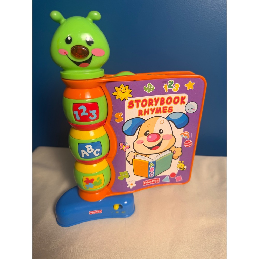 Fisher-Price Laugh & Learn Storybook Rhymes Musical Caterpillar Baby Toy N1161